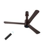 Roll over image to zoom in  2 VIDEOS  V-Guard Insight-G Premium Bldc Ceiling Fan For Home | 6 Speed Settings | 5 stars Energy Saving | Convenient Remote Control | High-Speed 100% Copper Motor | 1.2M (Elegance Brown Matte)
