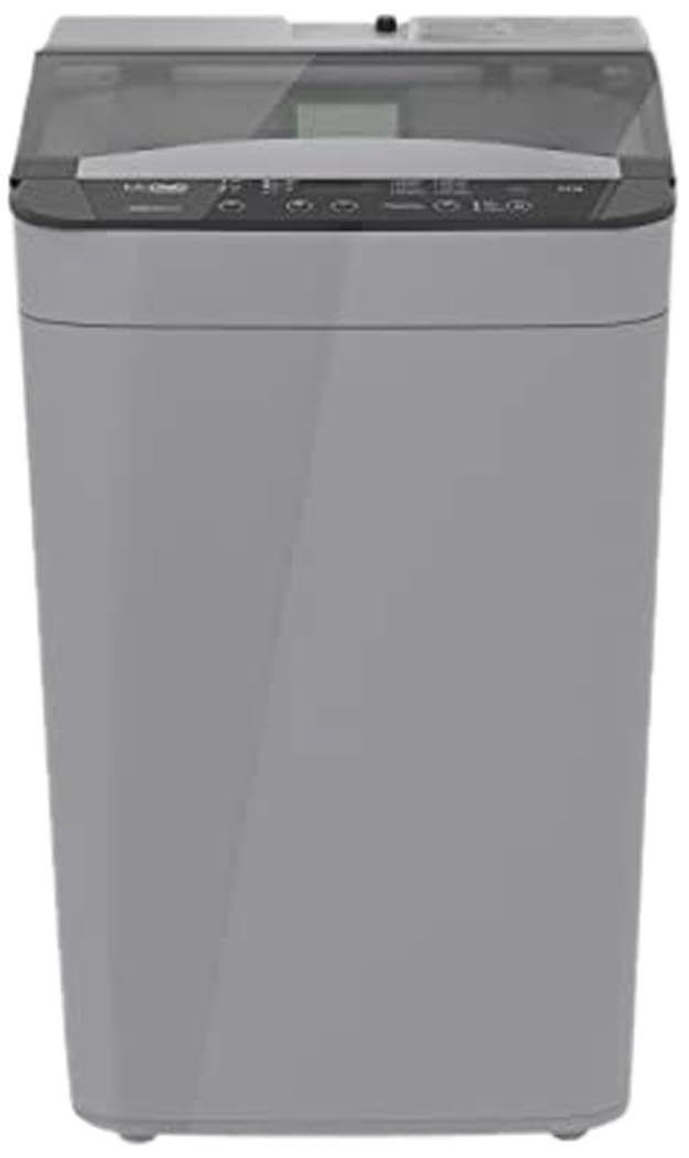Havells-Lloyd 7.0 Kg Fully Automatic Top Load Washing Machine GLWMT70GLGAM, Light Grey, Toughened Glass Lids