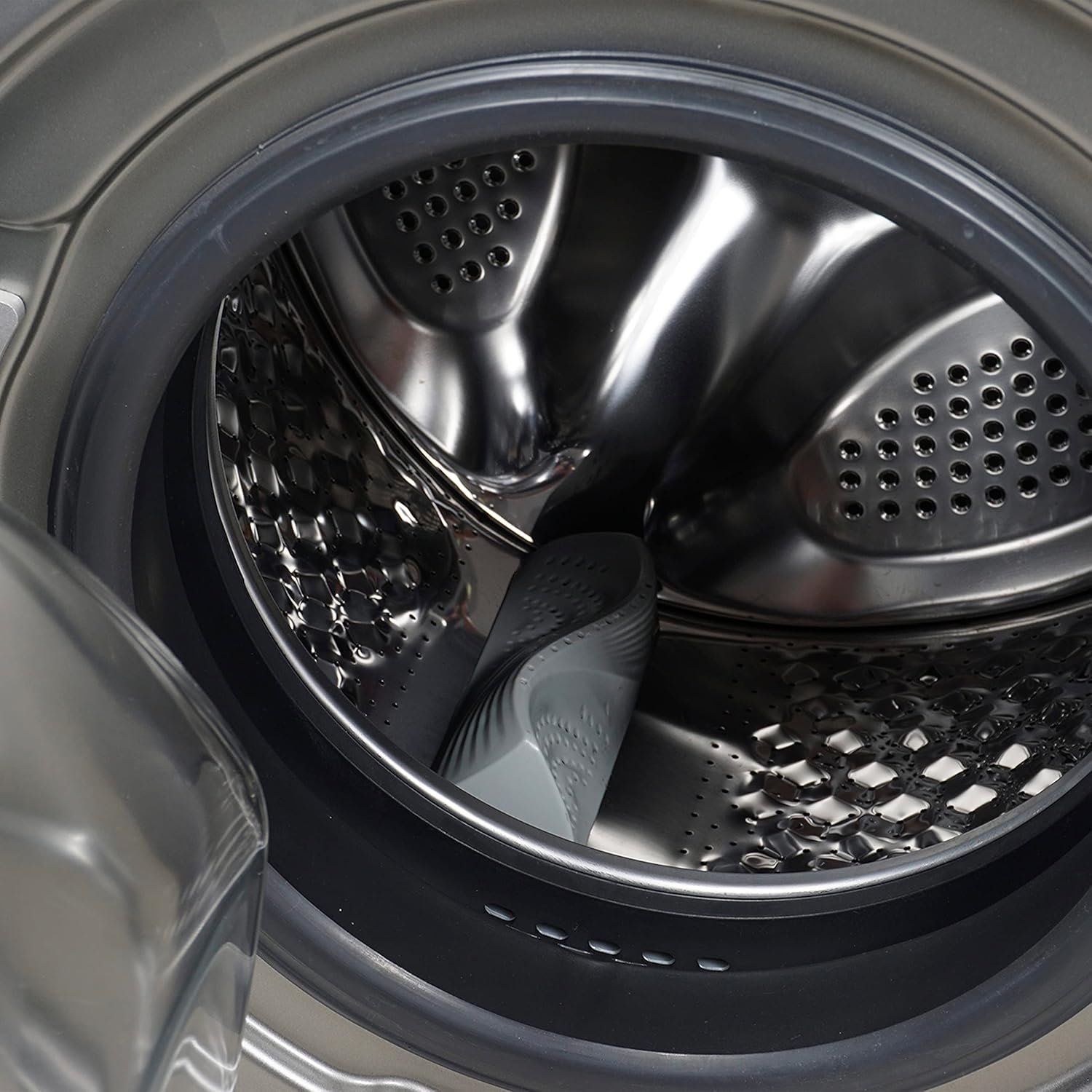 Lloyd 7.0 kg Fully Automatic Front Load Washing Machine (GLWMF70DK1, Dark Inox) - Image 5