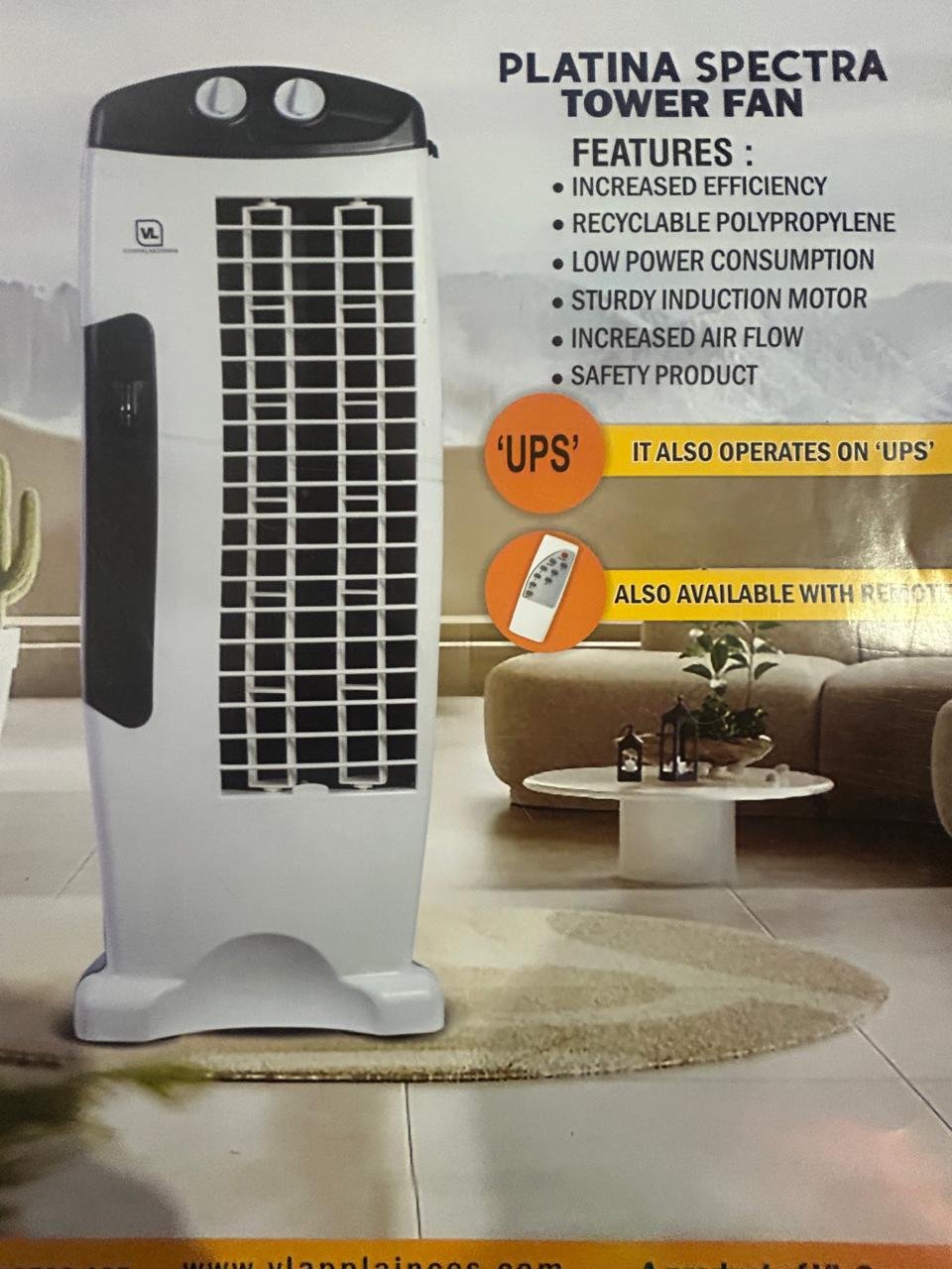 VIJAYALAKSHMI Electric Tower Fan - Image 4